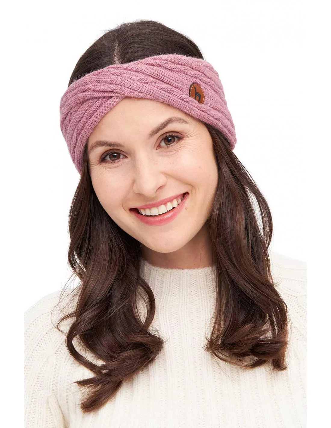Alpaka Stirnband SUAVE Twist aus 100% Baby Alpaka